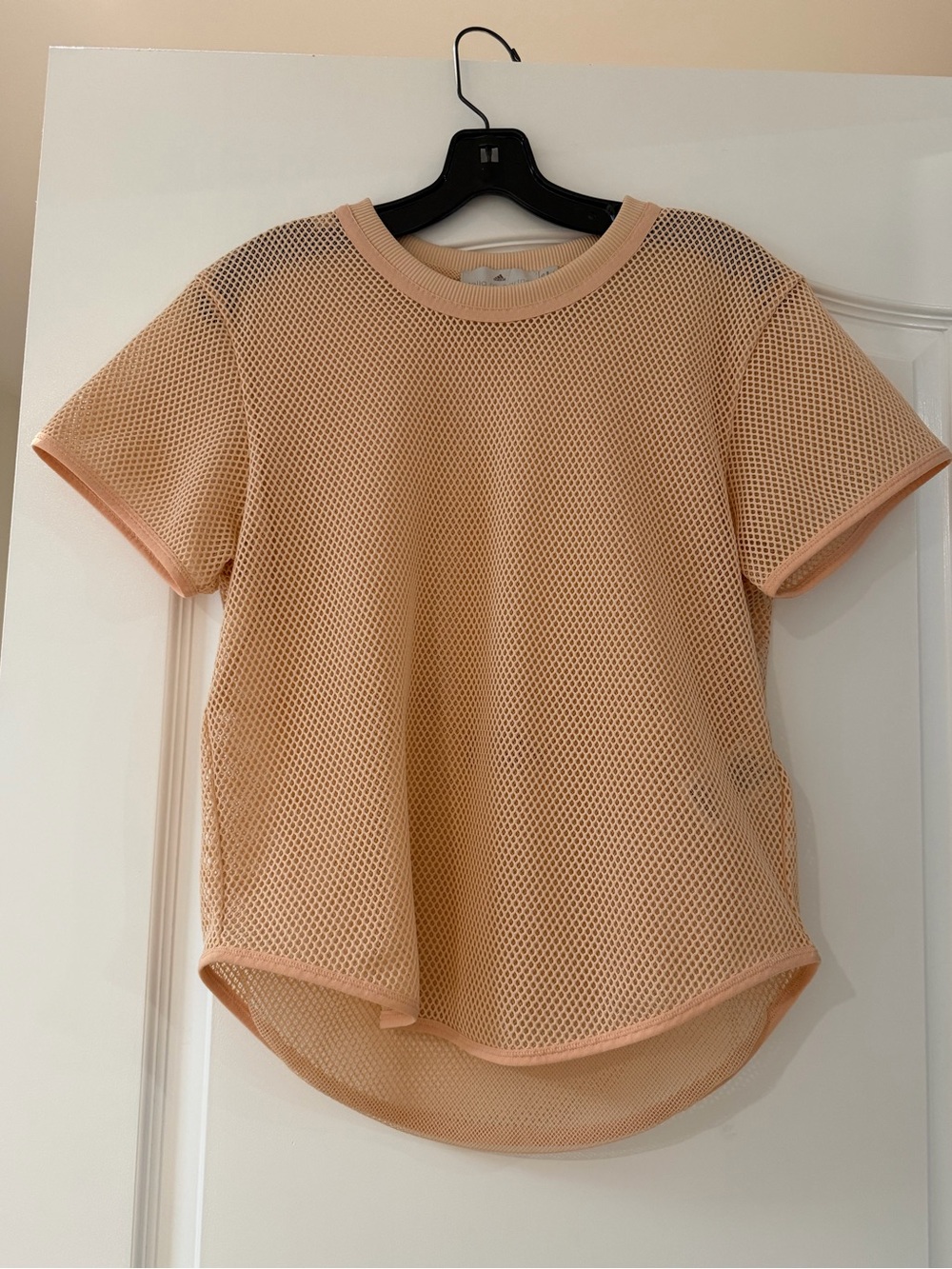 Stella McCartney mesh womens short sleeve shirt.